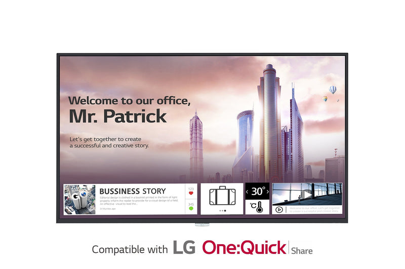 55” LG 55UH5F professional LED UHD WebOS 4.1 Digital Display