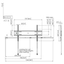 Vogel's - PFW 4700 Flat Wall Mount - Technical Drawing