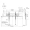 Vogel's - PFW 4710 Tilt Wall Mount - Technical Drawing