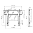 Vogel's - PFW 6400 Display Flat Wall Mount - Technical Drawing
