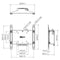 Vogel's PFW 4210 Display Tilt Wall Mount - Technical Drawing