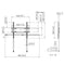 Vogel's - PFW 4500 Flat Wall Mount - Technical Drawing