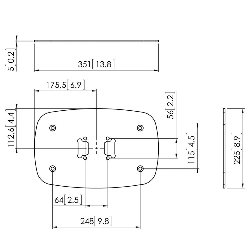 Vogel's Fixed Floor Mount Solution for Digital Signage Displays