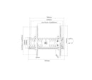 Aidoru Tilt Wall Mount - WM800T - Technical Drawing